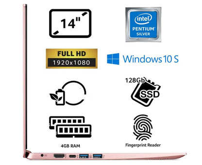 Acer Swift SF114 14.0” Full HD Intel Quad Celeron 128GB SSD Windows 11