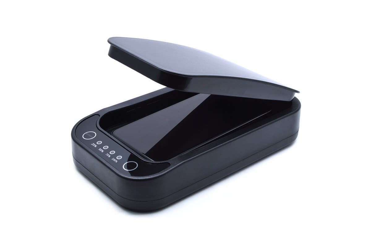 Kogan Smartphone Sanitiser & Universal Charger (Black)