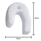 Ovela Multi-Position Pregnancy Support U-Shaped Side Sleeping Pillow