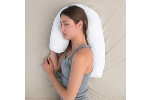 Ovela Multi-Position Pregnancy Support U-Shaped Side Sleeping Pillow