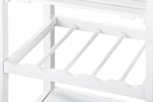 Ovela Lanai Wooden Kitchen Trolley