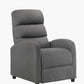 First Class Grey Fabric Recliner Chair