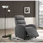 First Class Grey Fabric Recliner Chair