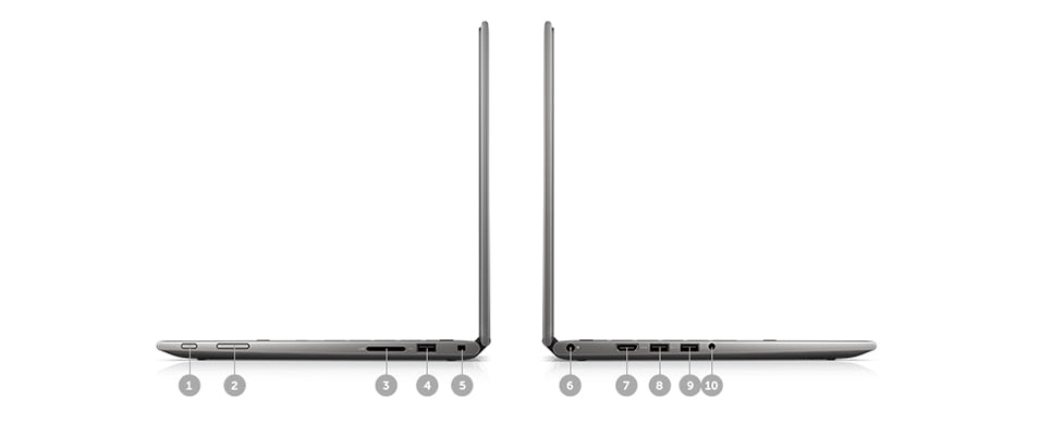 Dell Inspiron 5379 2-in-1 13.3” FHD Touch Quad i7-8550U 8GB Win11 Home