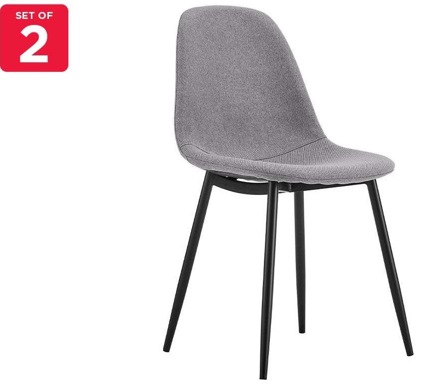 Matt Blatt: Georgia Dining Chair - Grey/Black