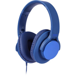 XCD Wired Foldable Over-Ear Headphones (Navy Blue)