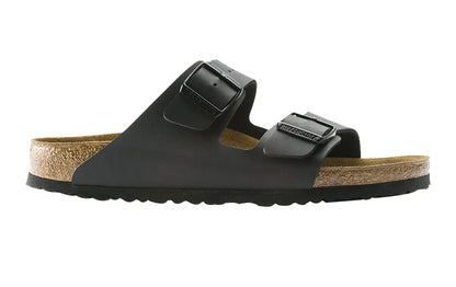 Birkenstock Arizona Birko-Flor Narrow Fit Sandal (Black, Size 44 EU)