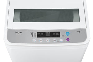 Kogan 6kg Top Load Washing Machine (White)