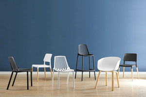 Matt Blatt Set of 2 Mack Dining Chair (Black/Beech)