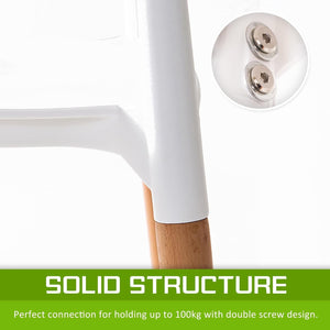 Shangri-La Set of 4 Dining Chairs - Belloch Replica - SLCHDBELW4A