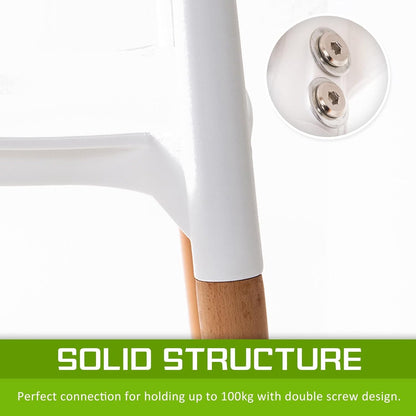 Shangri-La Set of 4 Dining Chairs - Belloch Replica - SLCHDBELW4A