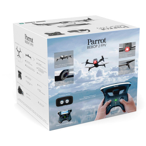Parrot BeBop 2 Drone with FPV Bundle (White)