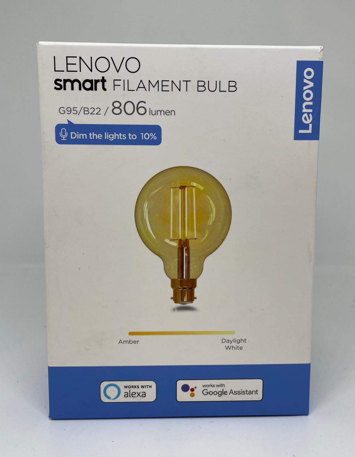 Lenovo Smart filament Bulb G95/B22/806