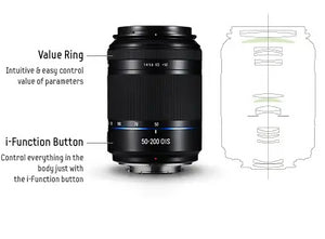Samsung NX 50-200mm f/4-5.6 Hybrid Lens Black iFunction