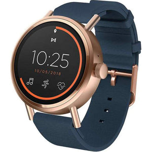 Misfit Vapor 2 Stainless Steel and Silicone-Backed Leather Touchscreen Smartwatch (MIS7101)