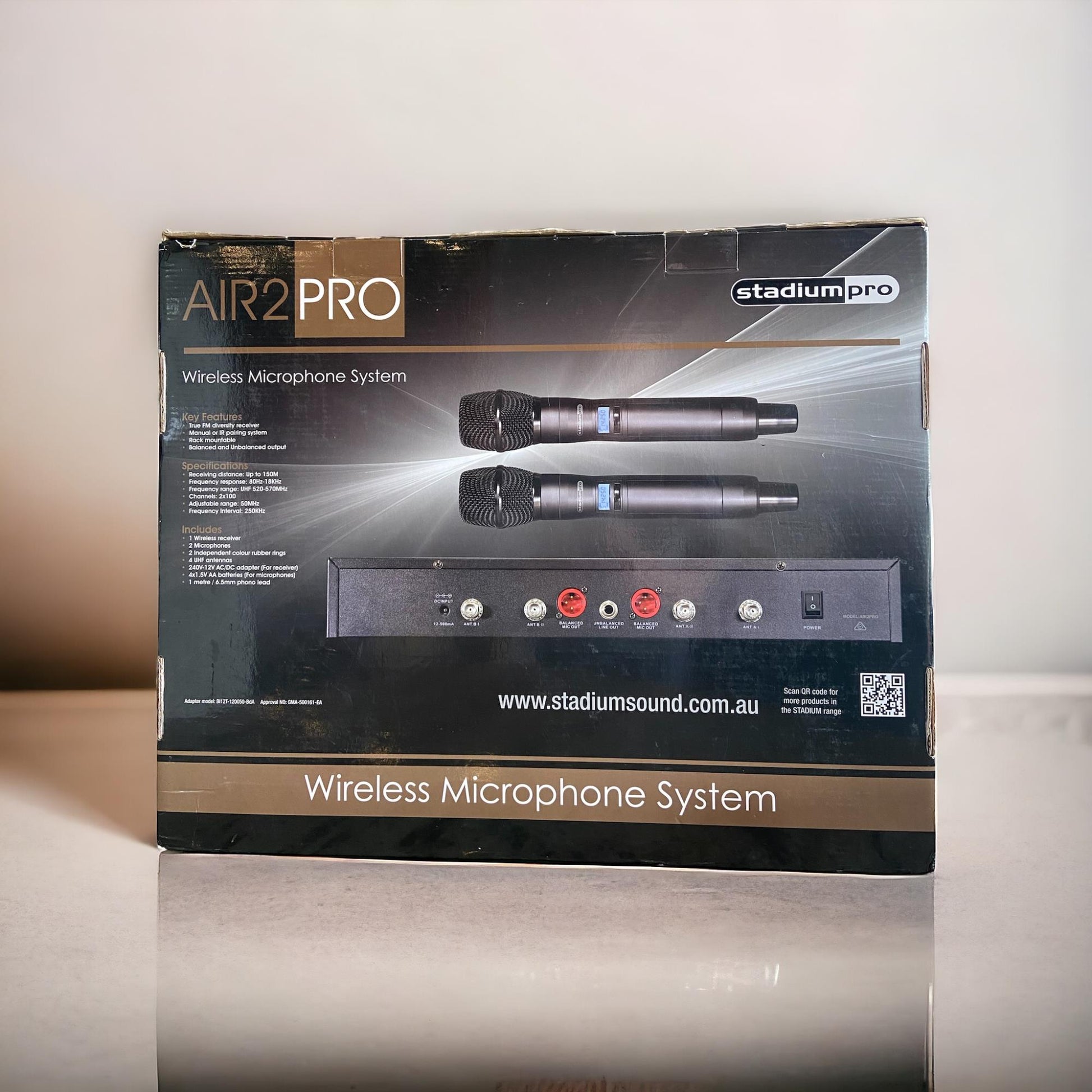 Air2 Pro  Wireless Microphone System By Stadium - Refurbished Phone at Tydi NZ