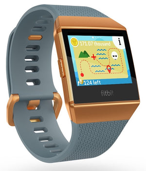 Fitbit FB503 Green Strap Gold Body