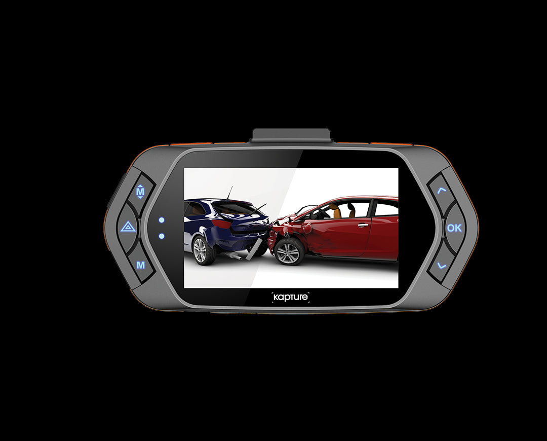 Kapture 1080P FHD Dash Cam with GPS Logger & G-Sensor