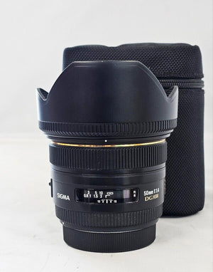 Sigma DG 50mm f/1.4 HSM DG EX ASP Lens For Canon