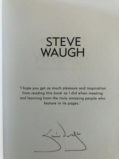 Steve Waugh signed Book - "Meaning of Luck" Special Edition
