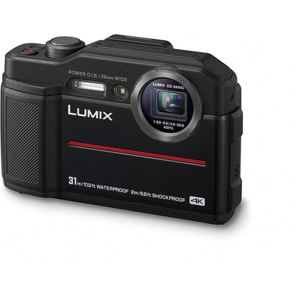 Panasonic LUMIX DC-FT7 Tough Compact Camera, Black