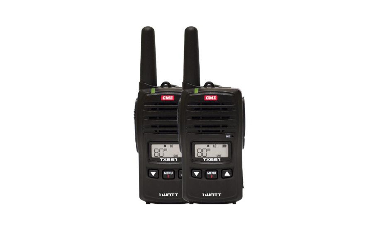 GME 1W UHF Transceiver TX667TP Twin Pack