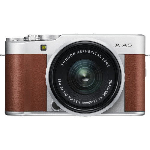 FUJIFILM X-A5 Mirrorless Camera with 15-45mm Lens (Brown)yupo