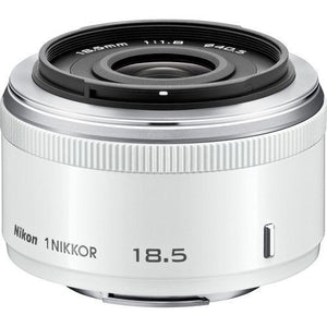Nikon 1 NIKKOR 18.5mm f/1.8 CX AS Lens (White)