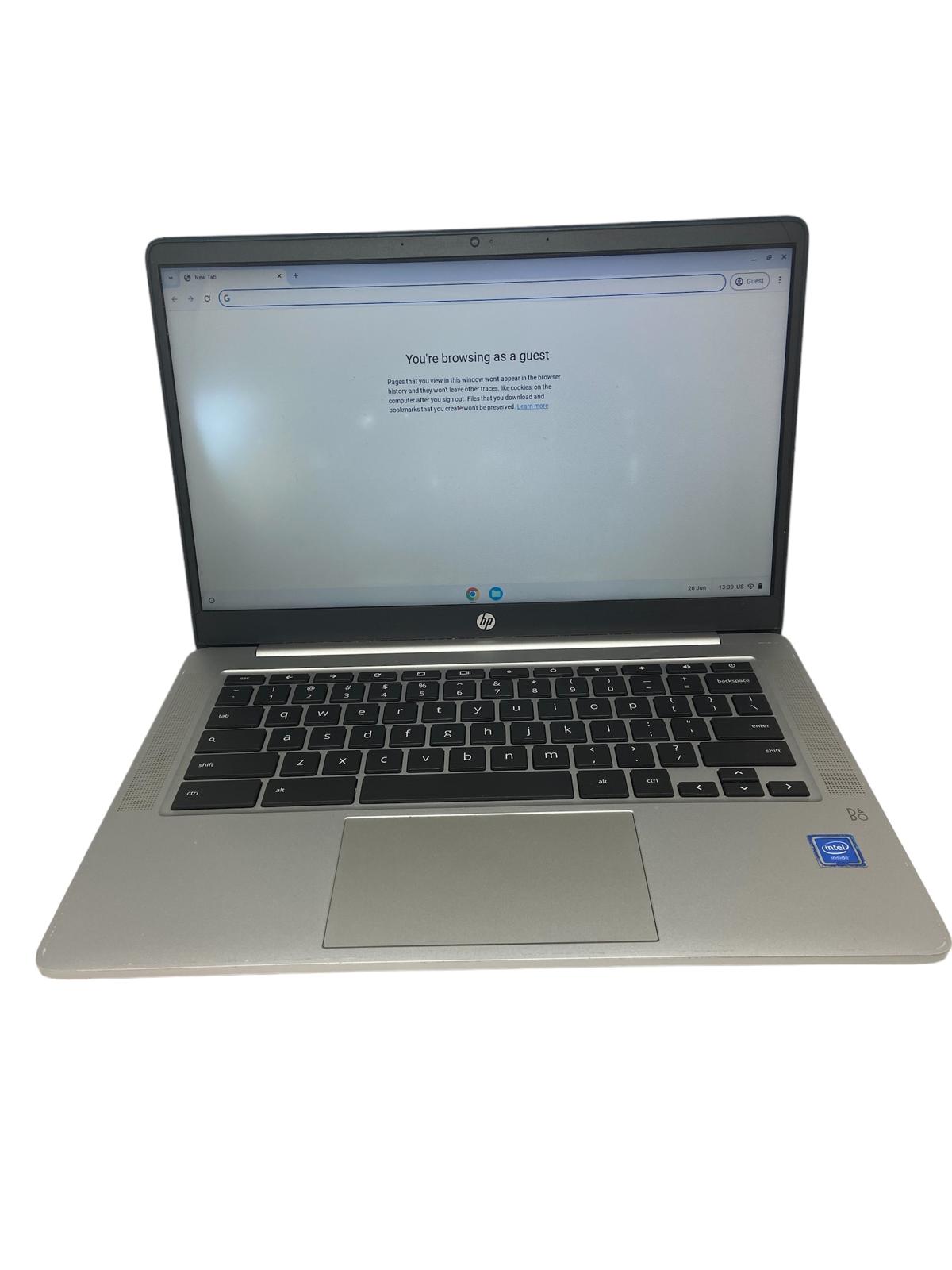 HP 14 Inch HD Intel N100 4GB RAM 64GB eMMC Chromebook