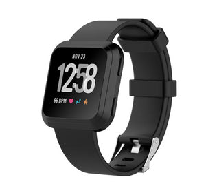 Fitbit Versa Leather Band- Black