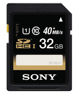 Sony 32GB SDHC Memory Card Uhs-1 Class 10