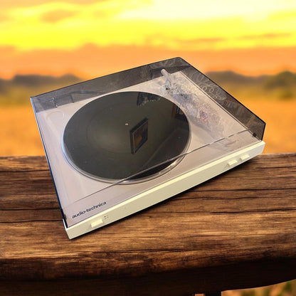 Audio-Technica Consumer AT-LP3 Stereo Turntable (White)