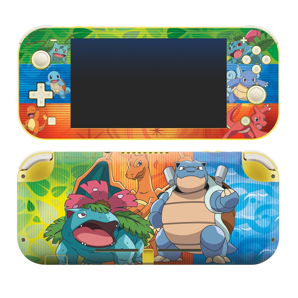 Controller Gear Pokemon Kanto Evolutions Switch Lite Skin Set