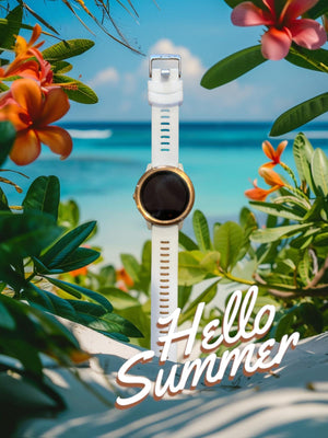 Garmin Vivoactive 3 (White with Gold Hardware)