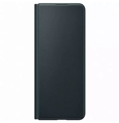 Samsung Z Fold3 Leather Flip Cover - Black