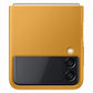 Samsung Galaxy Z Flip 3 Genuine Leather Cover Case - Mustard