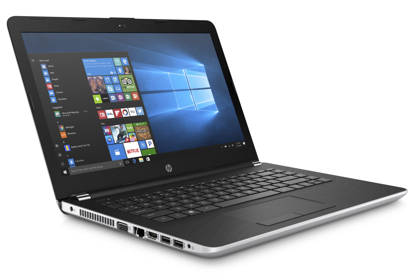 HP 14” HD 1366x768 Intel Celeron N3060 4GB RAM 64GB SSD Windows 10