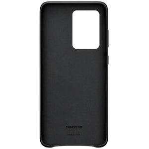 Samsung Galaxy S20 Ultra Leather Cover - Black