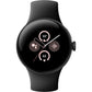 Google Pixel Watch (Wi-Fi) - Polished Silver Stainless Steel Case with Charcoal Active Band