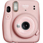 Instax Mini 11 with case Blush Pink
