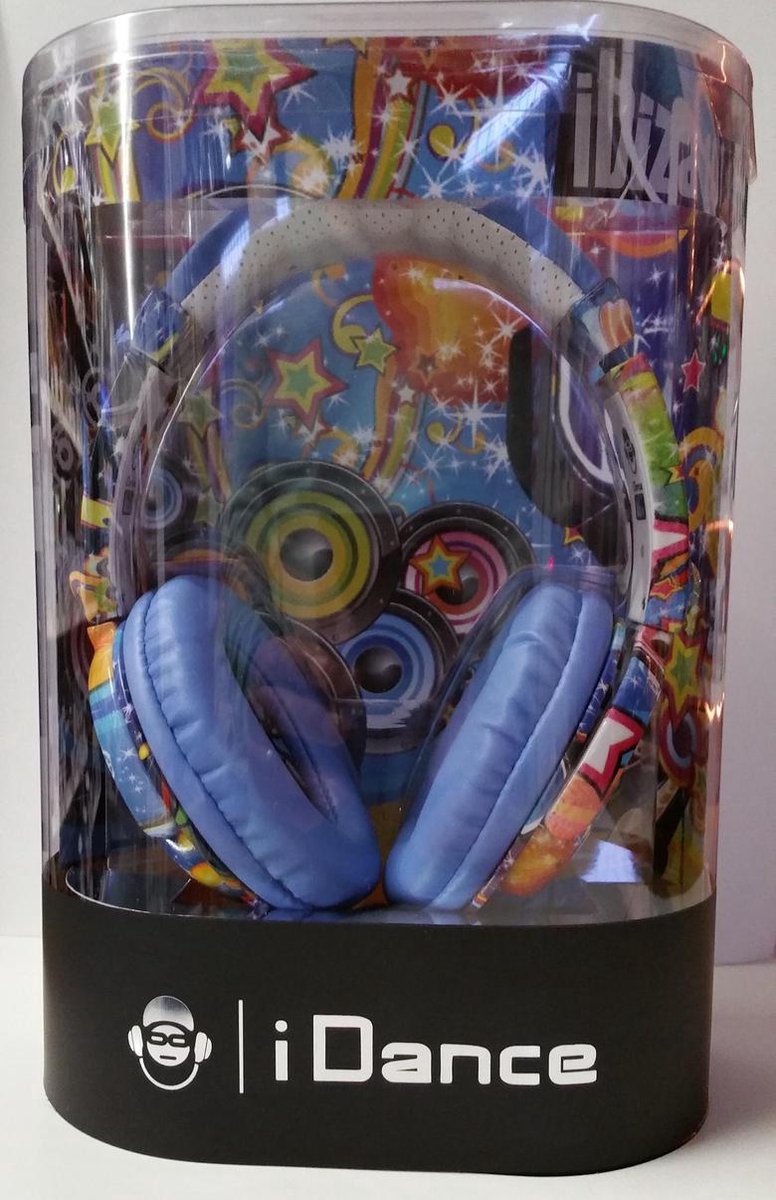 iDance Ibiza 101 - Headphones + Microphone for Calls - Blue