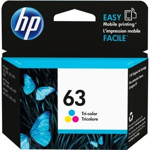 HP 63 TRI COLOR  INK CARTIDGES X 2