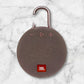 JBL CLIP 3 PORTABLE BLUETOOTH SPEAKER WITH CARABINER - GREY