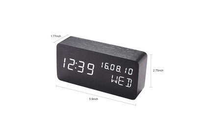 Li & Tai Wooden Clock Radio