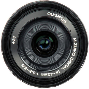 Olympus 14-42mm f3.5-5.6 EZ Pancake Micro Four Thirds Lens Black