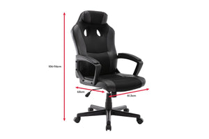 Ergolux Dexter Gaming Chair - ELDEXGCBLA