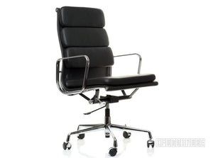 Replica Eames Soft Pad High Back Chair *Italian Leather