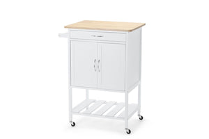 Ovela Edisto Wooden Kitchen Trolley