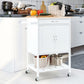 Ovela Edisto Wooden Kitchen Trolley