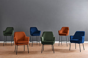 Matt Blatt Chisa Dining Chair Dark Blue